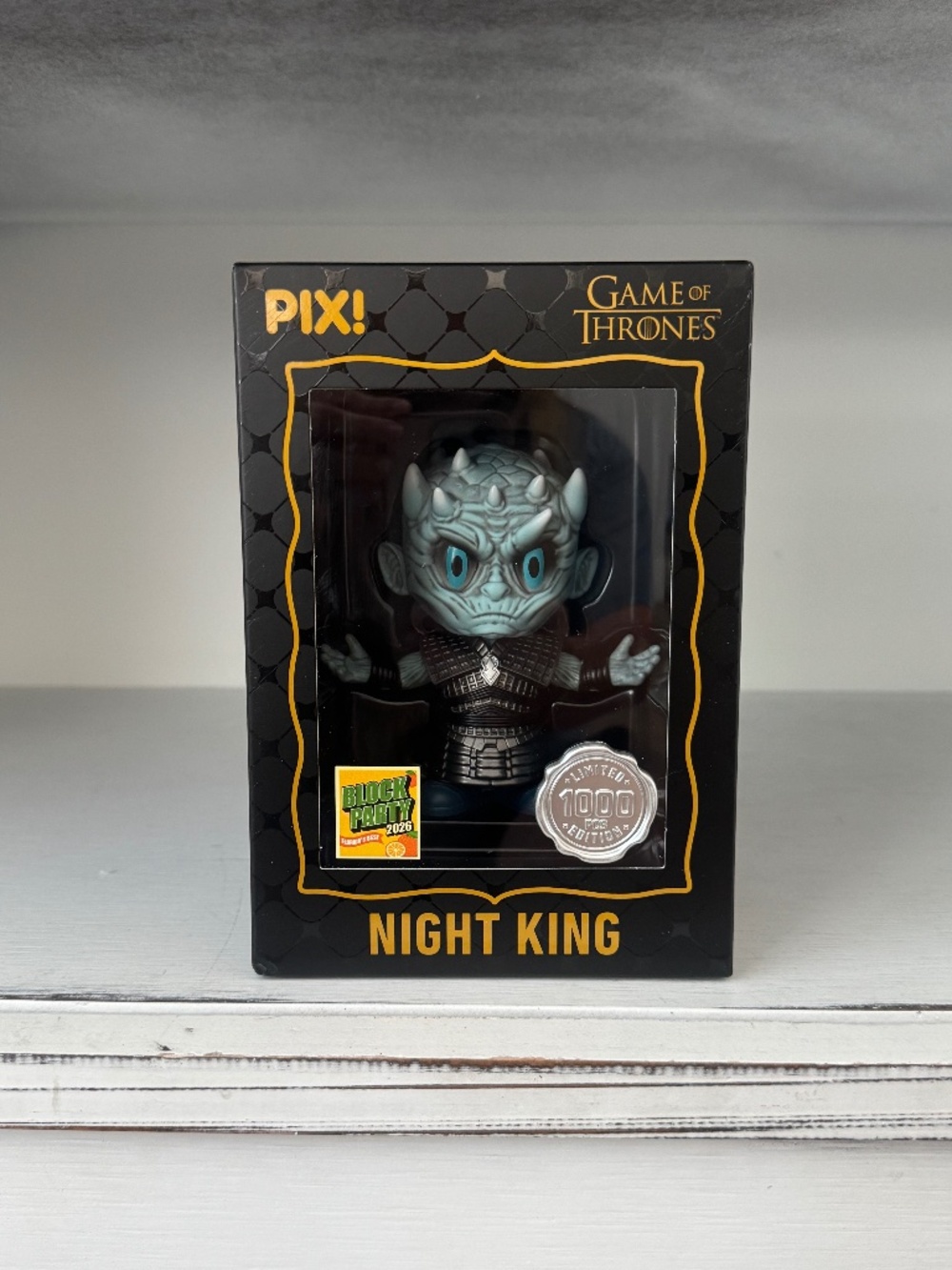 PIX! Thrilljoy x Game of Thrones Night King Block Party 2026 LE 1000 Vinyl